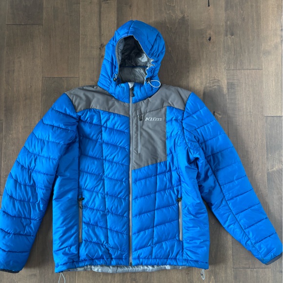 Klim Other - Klim, Blue and Gray Puffer Jacket, X-Large